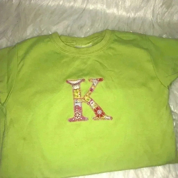 patty’s collection Other - INITIAL “K” SHIRT SIZE 6/7